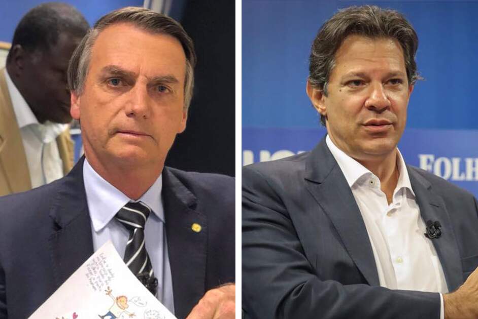 Resultado de imagem para Ibope: Bolsonaro tem 59% dos votos vÃ¡lidos; Haddad tem 41%, agencia brasil
