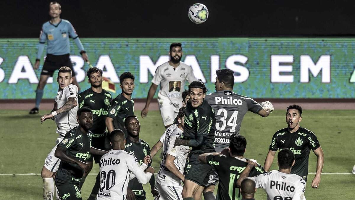 CBF antecipa clássico entre Santos e Palmeiras de domingo para sábado