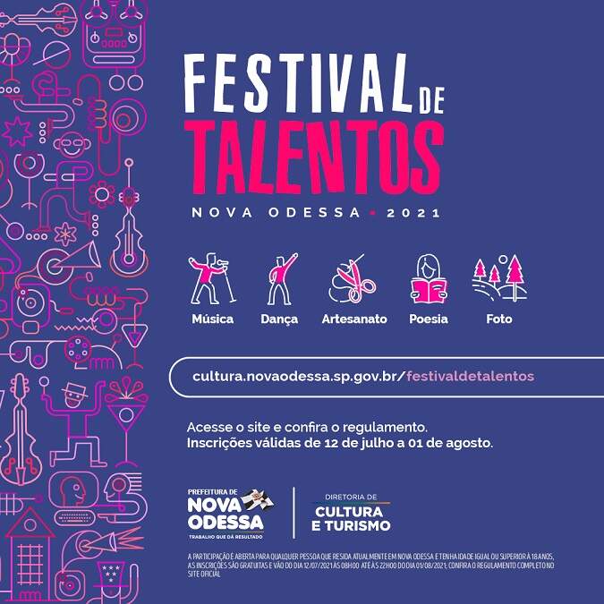 1º Festival de Talentos de Nova Odessa recebe inscrições
