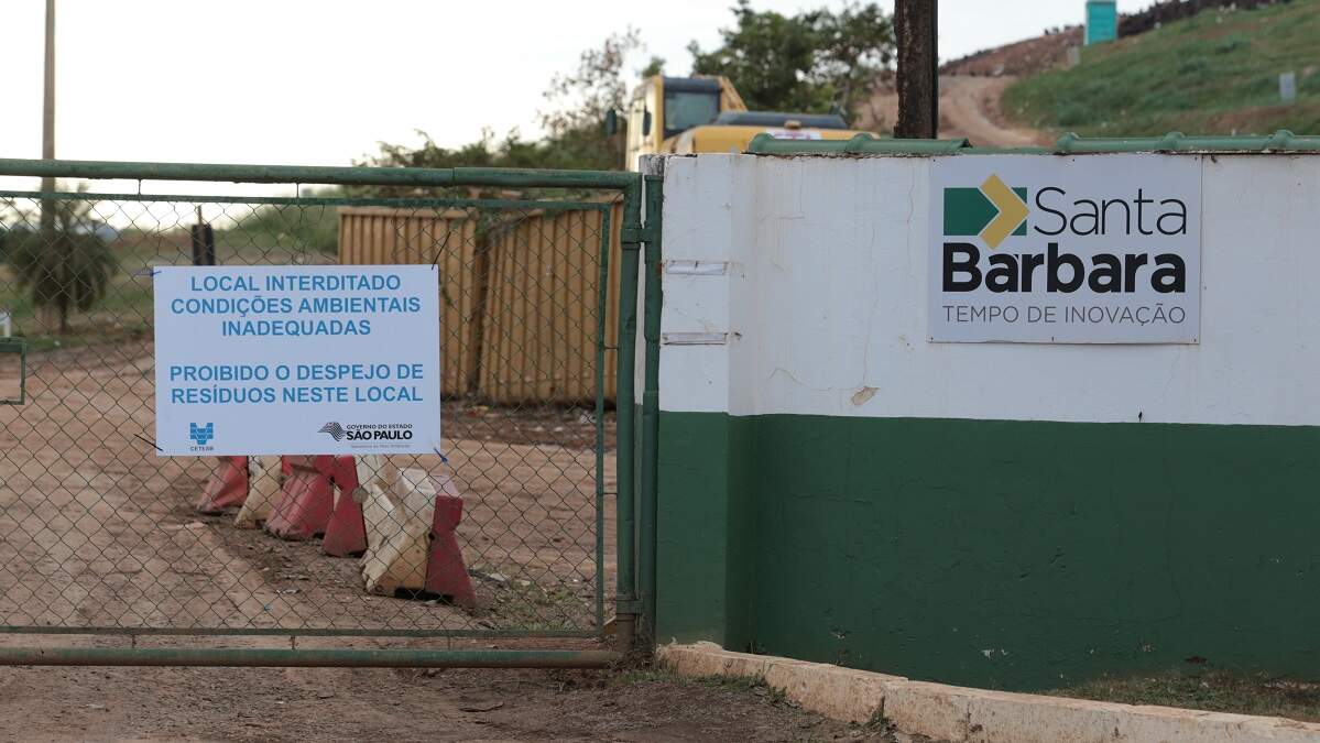 Interdição de aterro sanitário de Santa Bárbara d'Oeste chega a