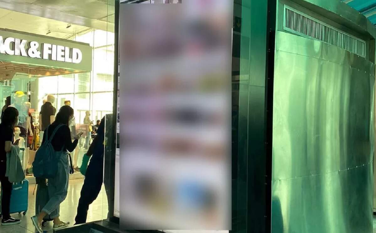 Hacker invade painel de publicidade de aeroporto do Rio e exibe vídeos pornô