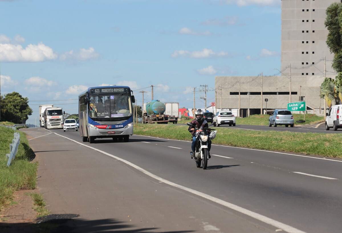 Conjunto de veículo. carro, moto, ônibus e caminhão