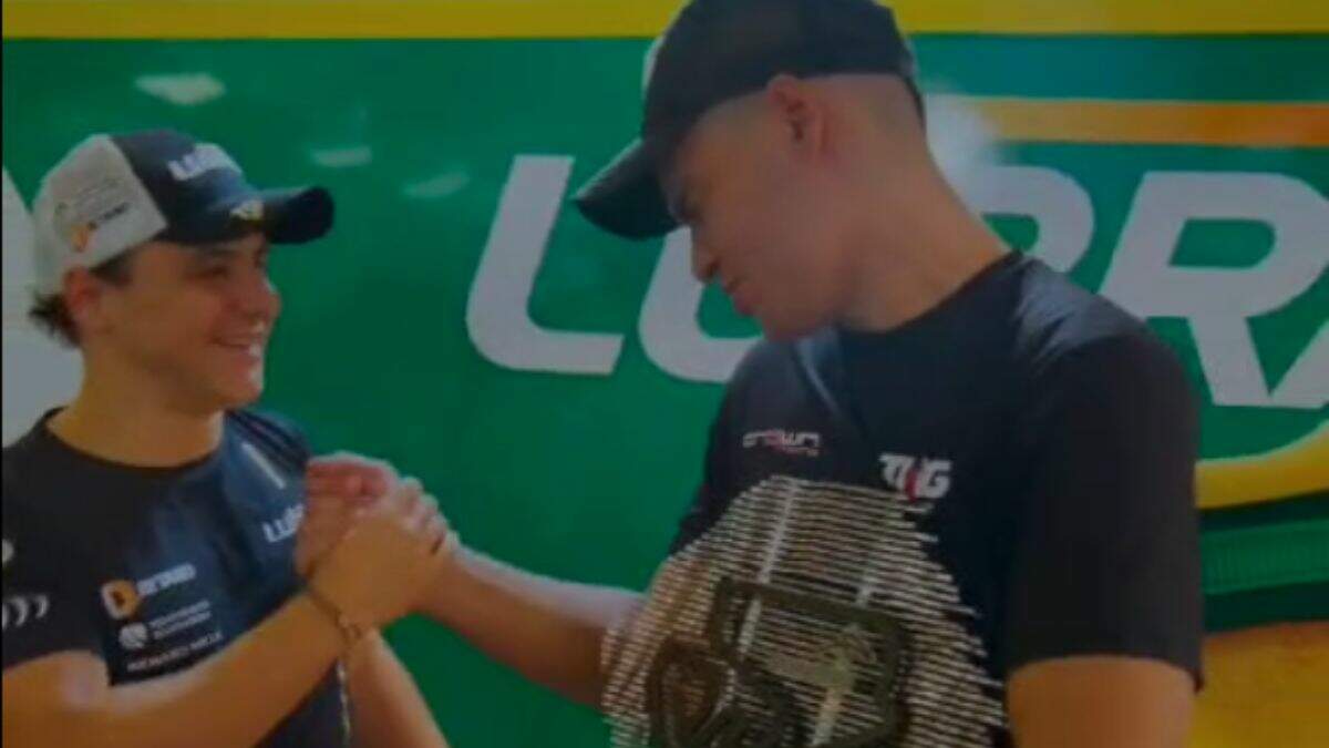 Vídeo: Jovem americanense com autismo recebe troféu de Felipe Massa após corrida da Stock Car