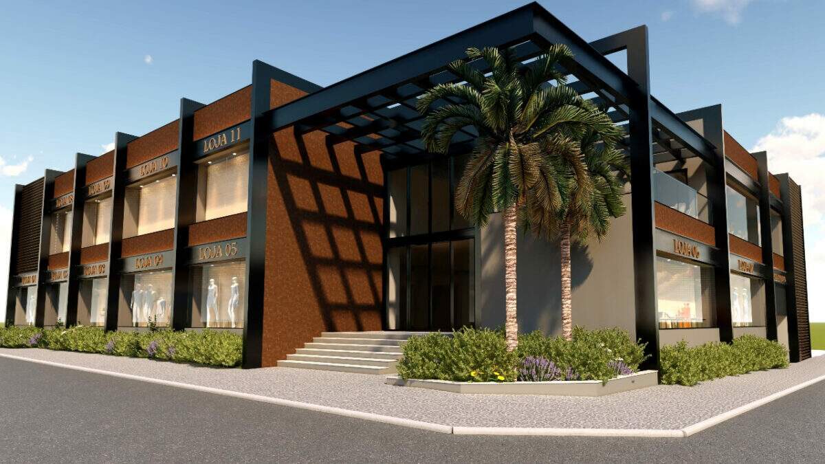 Centro comercial e gastronômico vai se instalar em construção abandonada no Centro de Santa Bárbara