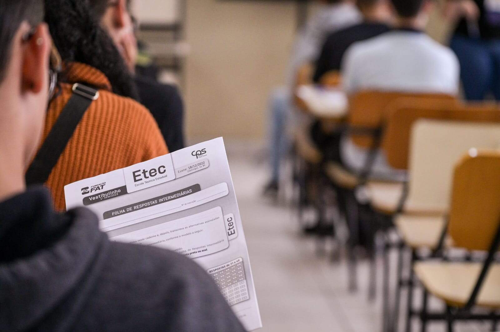 Vestibulinho das Etecs oferece mais de 41 mil vagas em cursos gratuitos