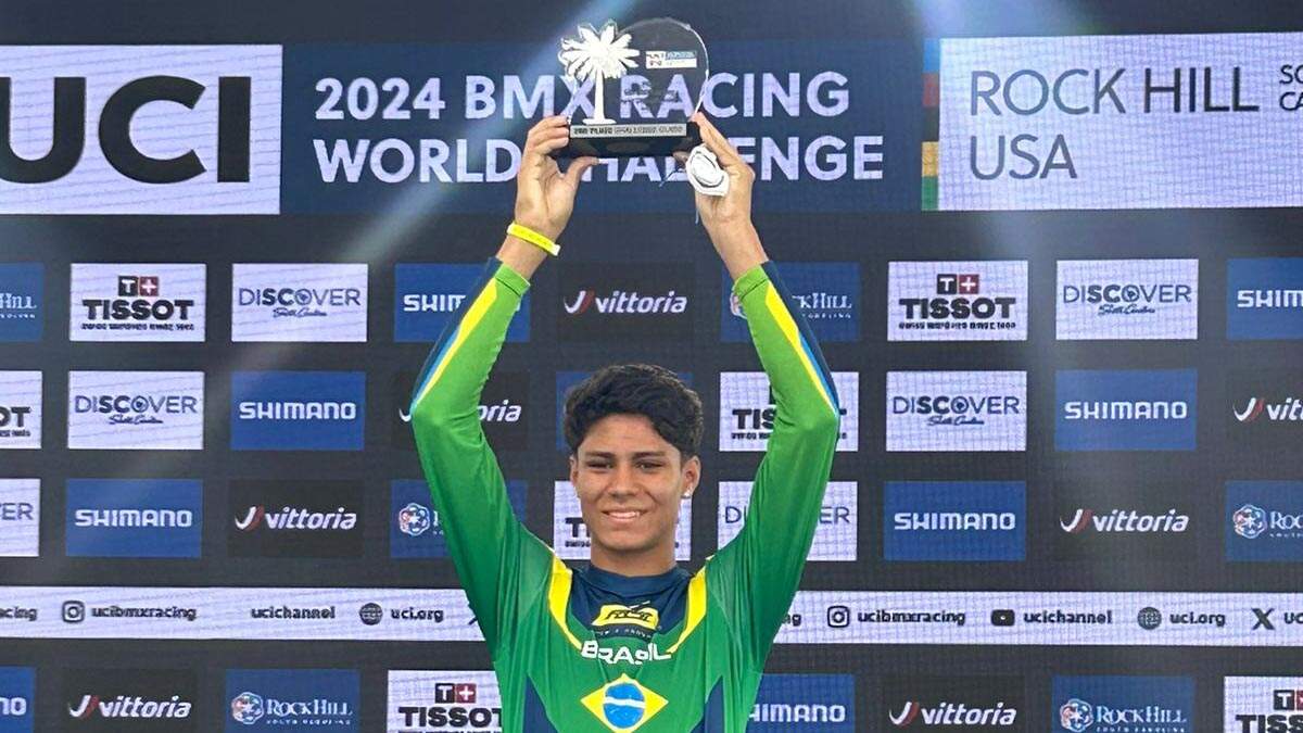 Atleta do ABC conquista medalha de prata no Mundial de BMX, nos Estados Unidos