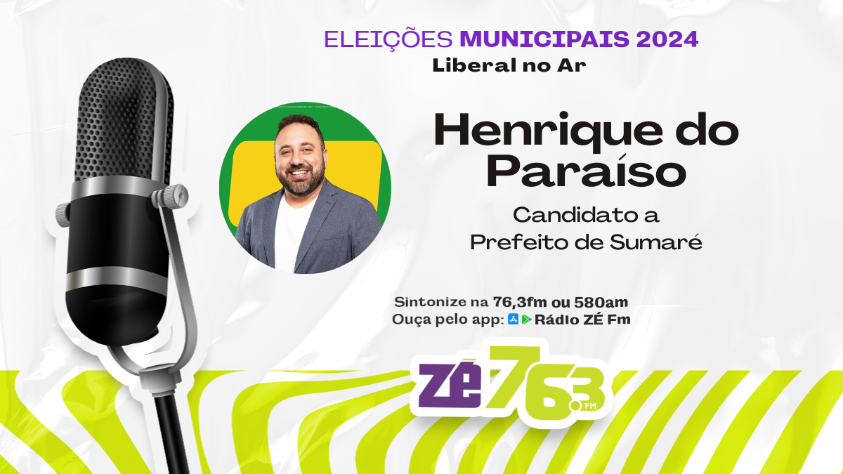 ASSISTA: Grupo Liberal entrevista Henrique do Paraíso, candidato a prefeito de Sumaré