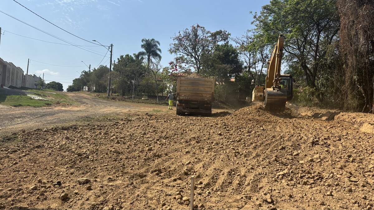 Prefeitura de Americana inicia obras de pavimentação em vias do Bosque dos Ipês