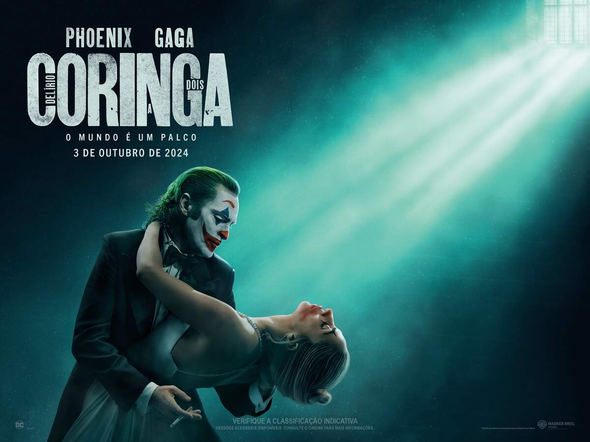 Phoenix e Gaga fazem musical regido pelo caos em 'Coringa: Delírio a Dois'