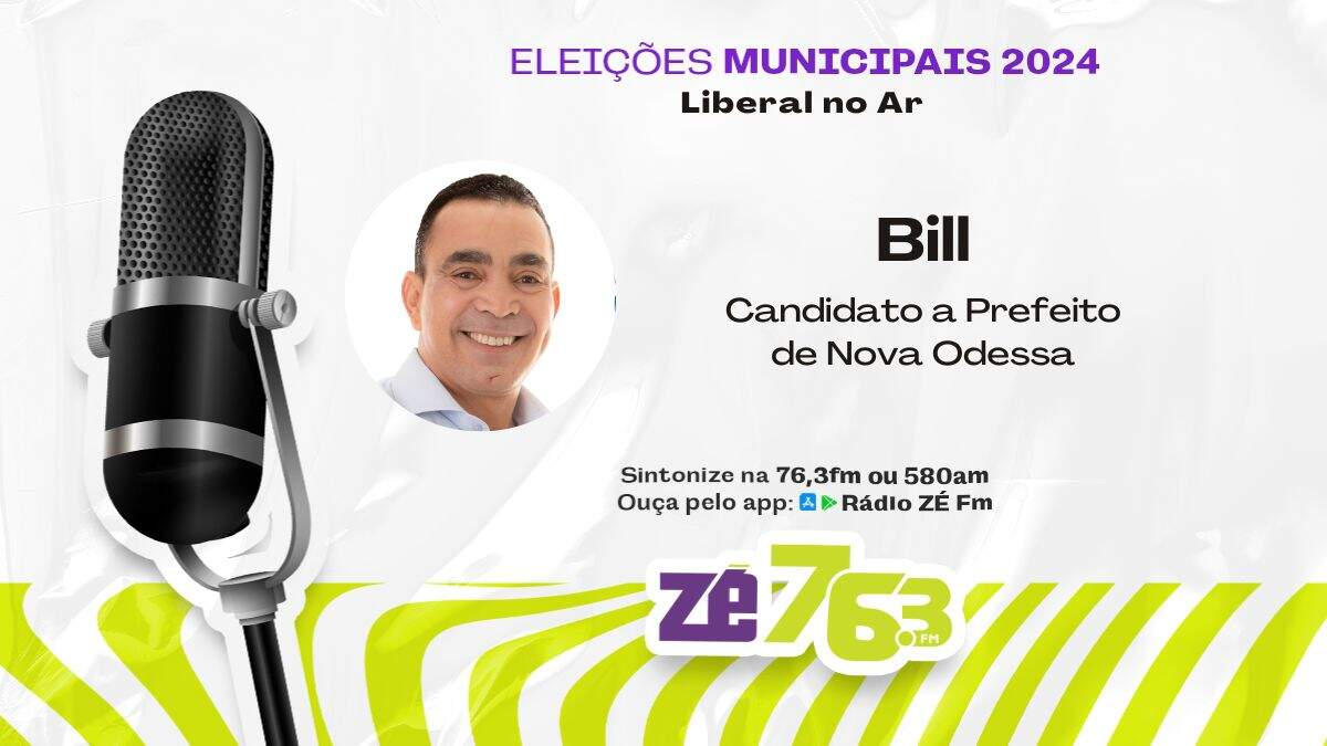 Grupo Liberal entrevista Bill, candidato a prefeito de Nova Odessa