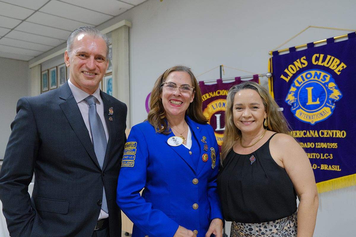 Lions Clube Americana Centro recebe visita da governadora do Distrito LC3