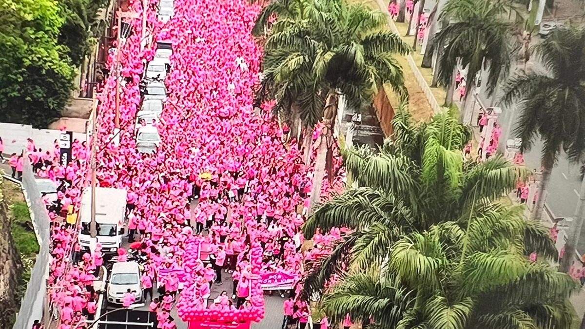 Após reunir 8,5 mil em caminhada, Rosa do Bem retoma mamografias nesta terça, em Americana